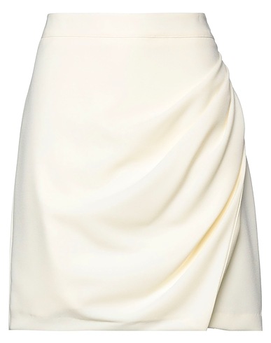 SILVIAN HEACH Minirock Cremeweiß 77% Polyester, 17% Viskose, 6% Elastan
