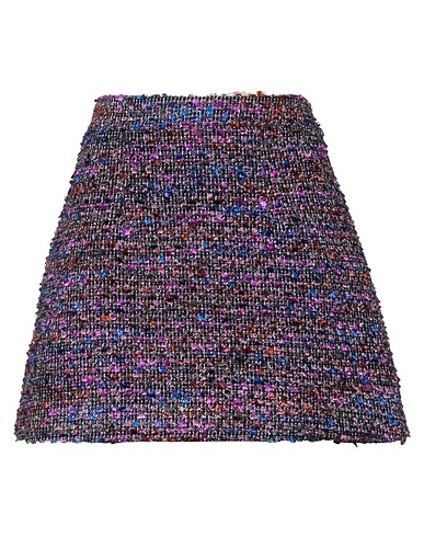 SILVIAN HEACH Mini skirt Purple 80% Polyester, 15% Viscose, 5% Acrylic