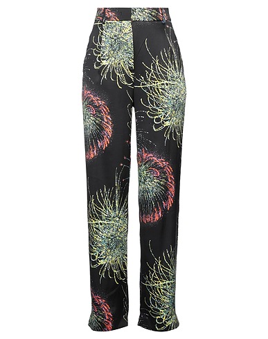 MSGM Casual trouser Black 97% Viscose, 3% Elastane