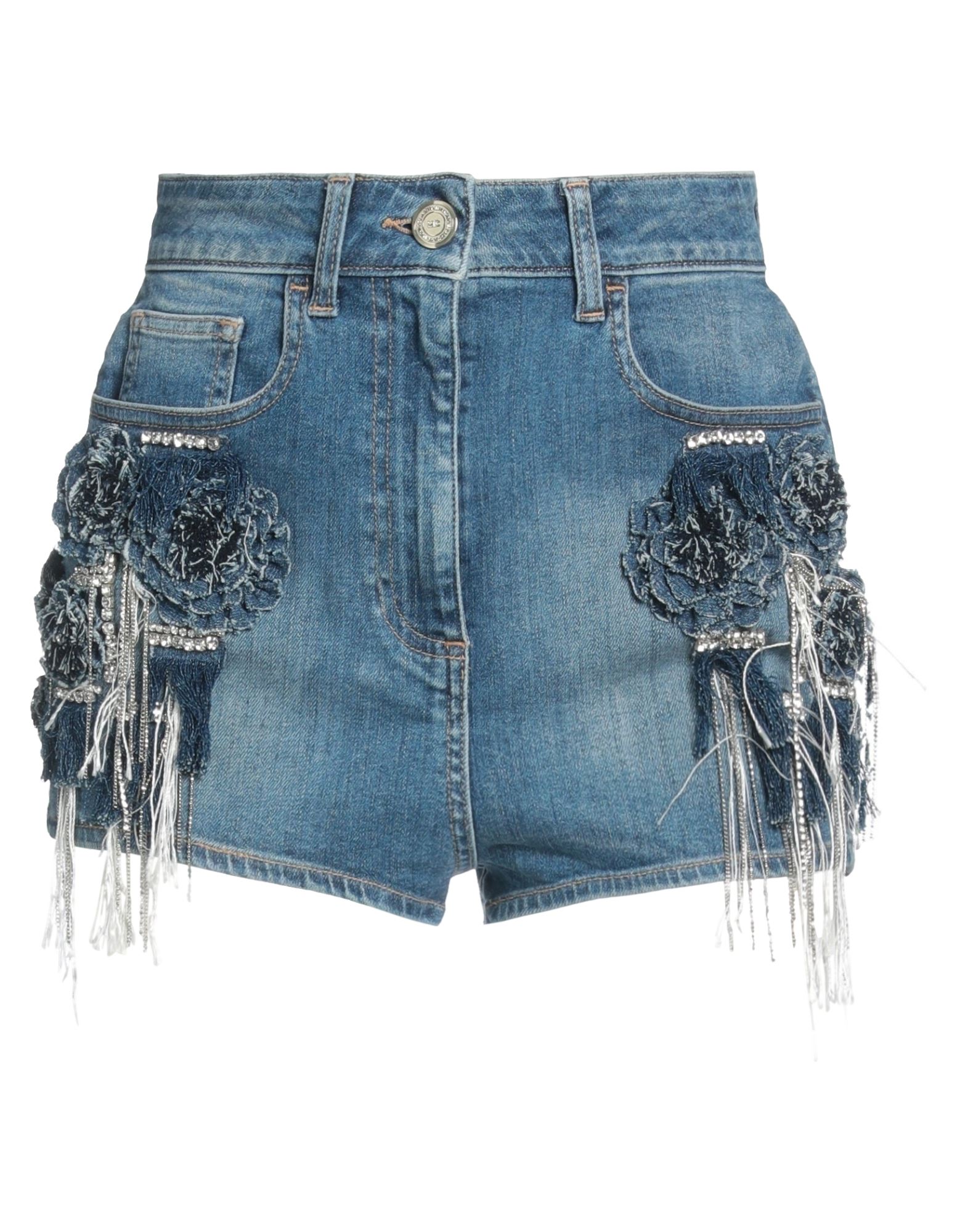 ELISABETTA FRANCHI - Denim shorts
