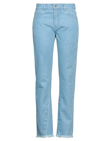 MARQUES' ALMEIDA Denim pants Blue 43% Refibra™, 40% Recycled cotton, 17% Organic cotton