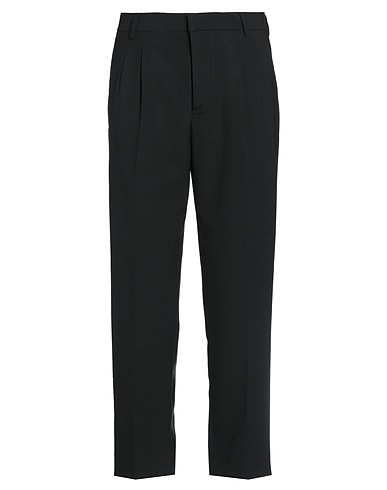 GRIFONI Casual trouser Black 53% Polyester, 44% Virgin Wool, 3% Elastane