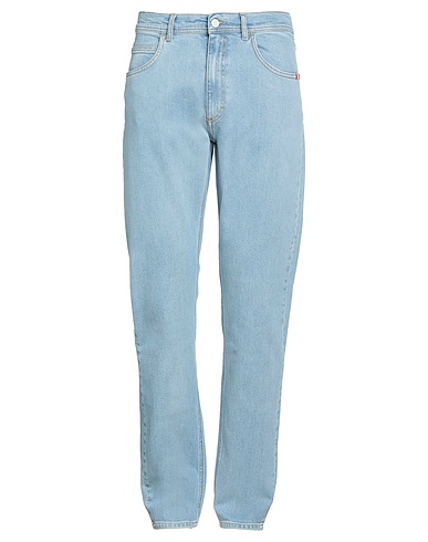 AMISH SUPPLIES Denim trousers Blue 98% Cotton, 2% Elastane