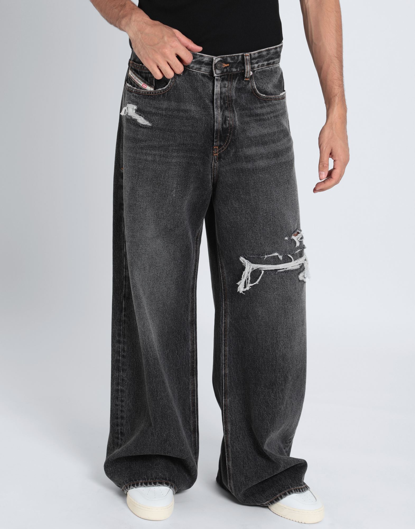 D-RISE 007F6 STRAIGHT JEANS | ジーンズ ブラック メンズ | YOOX