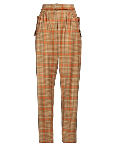 ALBERTA FERRETTI Casual trouser Orange 57% Virgin Wool, 28% Polyester, 12% Viscose, 3% Elastane