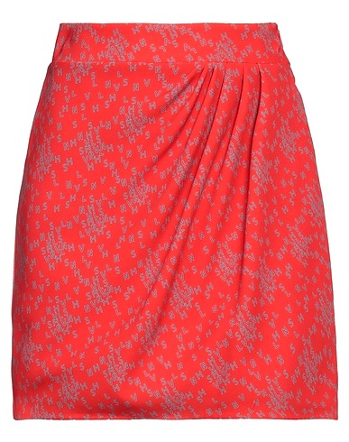SILVIAN HEACH Mini skirt Red 92% Polyester, 8% Elastane