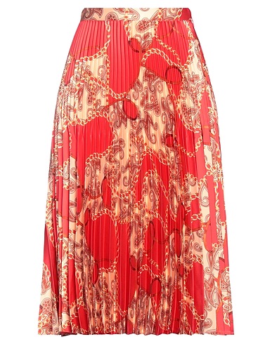 MARCIANO by GUESS Midi skirt Tomato red 100% Polyester