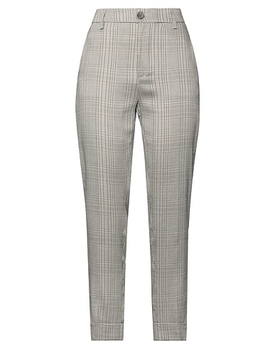 DONDUP Pantalone Tortora 67% Viscosa, 30% Lino, 3% Elastan