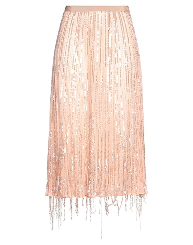 ELISABETTA FRANCHI Midi skirt Pink 100% Viscose
