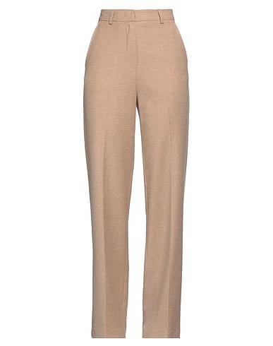 BEATRICE .B Casual trouser Light brown 56% Virgin Wool, 20% Polyester, 20% Viscose, 4% Elastane