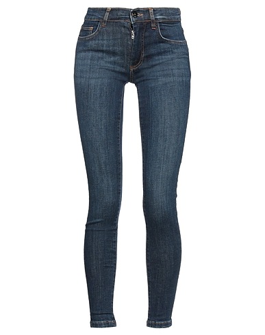 REBEL QUEEN by LIU •JO Denim trousers Blue 84% Cotton, 14% Polyester, 2% Elastane