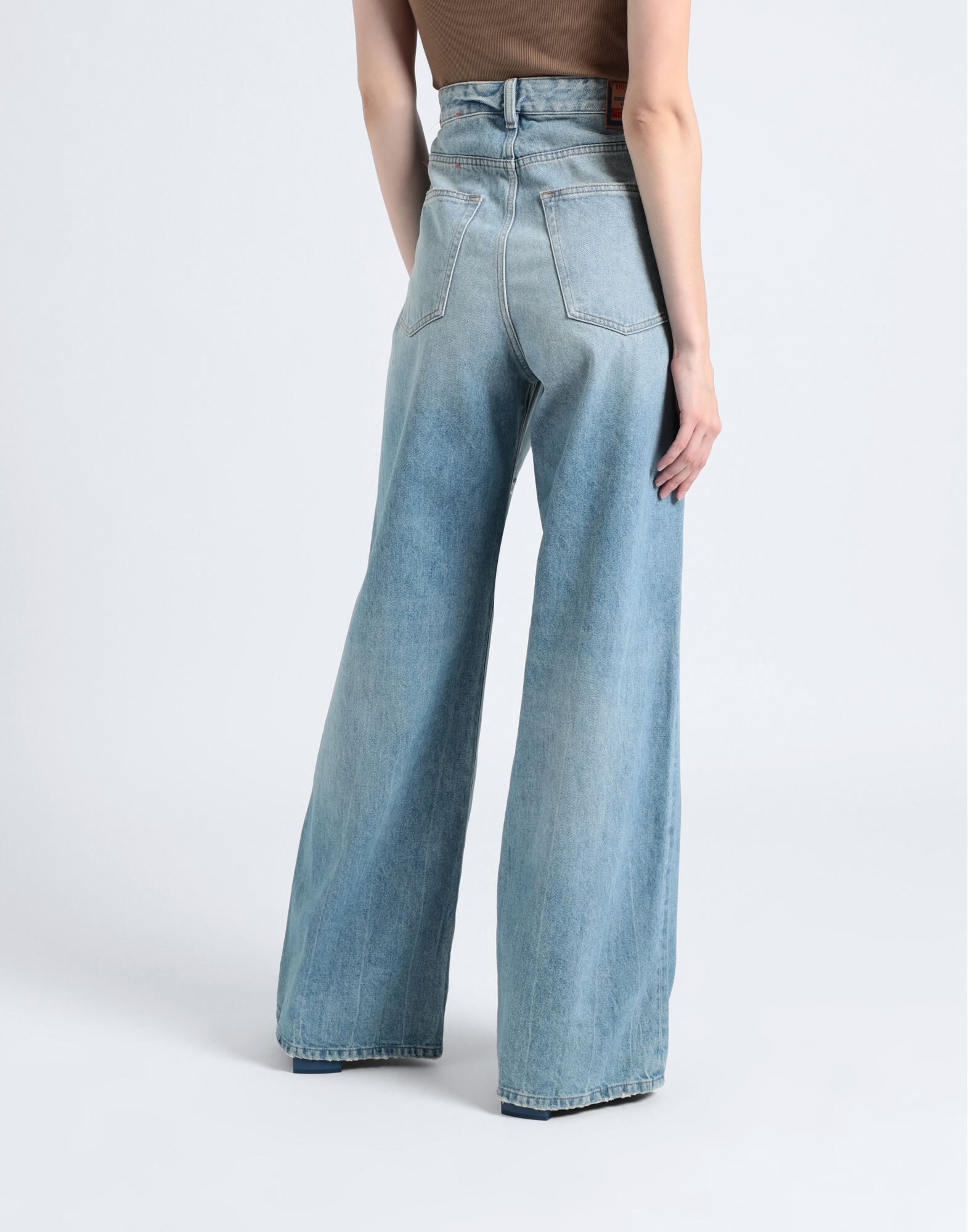 1996 D-SIRE 09E25 STRAIGHT JEANS | Blue Women's Denim Pants | YOOX