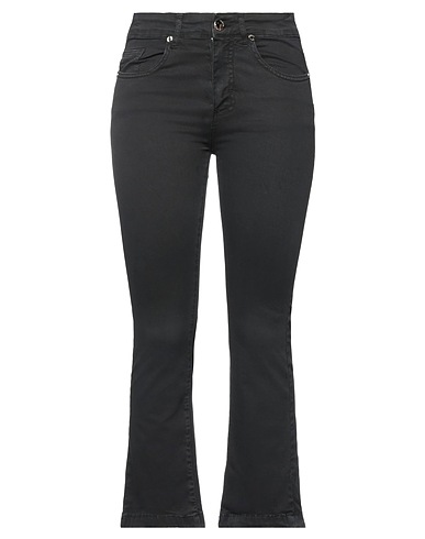 SISTE'S Casual trouser Black 98% Cotton, 2% Elastane