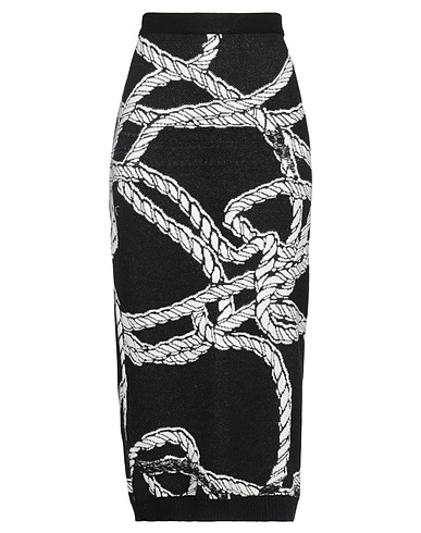 ICEBERG Midi skirt Black 51% Wool, 33% Polyamide, 12% Viscose, 2% Mohair wool, 2% Cashmere