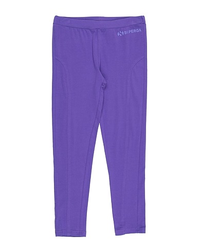 SUPERGA Leggings Purple 95% Cotton, 5% Elastane