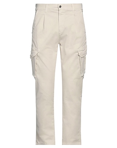 GREY DANIELE ALESSANDRINI Cargo 98% Cotton, 2% Elastane