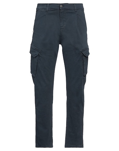 GREY DANIELE ALESSANDRINI Cargo 98% Cotton, 2% Elastane