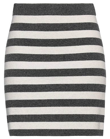 KENZO Mini skirt Charcoal 80% Wool, 20% Polyamide