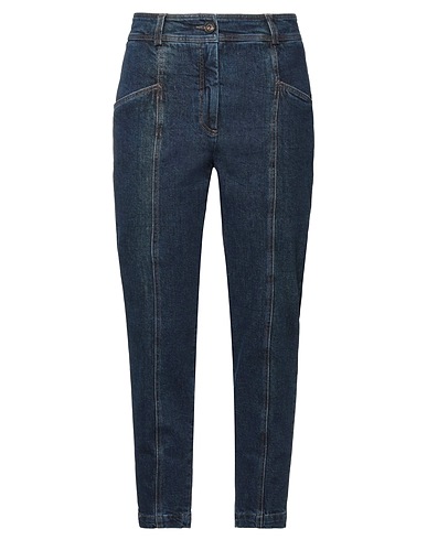 CAPPELLINI by PESERICO Denim trousers Blue 98% Cotton, 2% Elastane