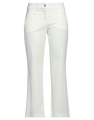 INCOTEX Casual trouser Off white 98% Cotton, 2% Elastane