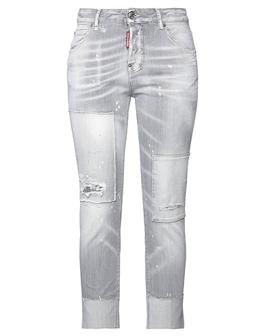 DSQUARED2 Denim trousers Grey 98% Cotton, 2% Elastane