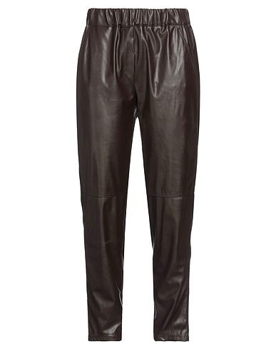 ANTONELLI Casual pants Dark brown 50% Polyester, 50% Polyurethane