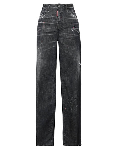 DSQUARED2 Denim trousers Charcoal 98% Cotton, 2% Elastane
