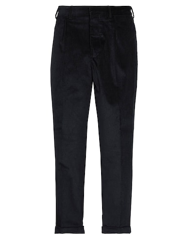 GRIFONI Casual trouser Midnight blue 98% Cotton, 2% Elastane