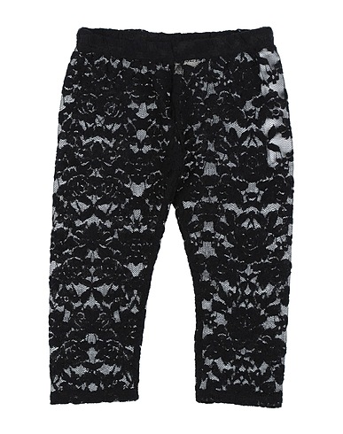 TWINSET Casual trouser Black 95% Cotton, 5% Elastane, Polyamide, Polyester