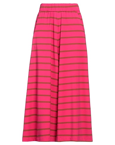 LABORATORIO Casual trouser Fuchsia 98% Cotton, 2% Elastane