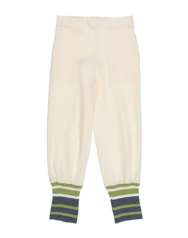 L:Ú L:Ú by MISS GRANT Casual trouser Cream 75% Polyester, 23% Rayon, 2% Elastane