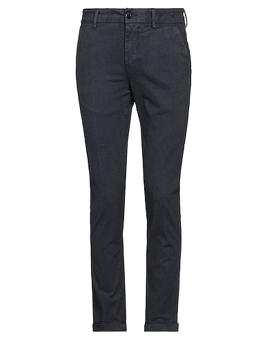 CAMOUFLAGE AR AND J. Casual trouser Charcoal 98% Cotton, 2% Elastane