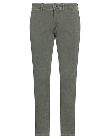 MODFITTERS Chinos Verde militare 97% Cotone, 3% Elastan