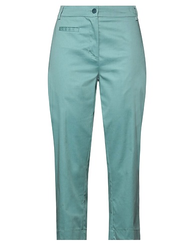 LABORATORIO Pantalone Verde chiaro 96% Cotone, 4% Elastan