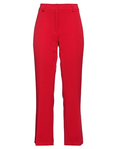 COMPAGNIA ITALIANA Casual trouser Red 68% Polyester, 30% Viscose, 2% Elastane