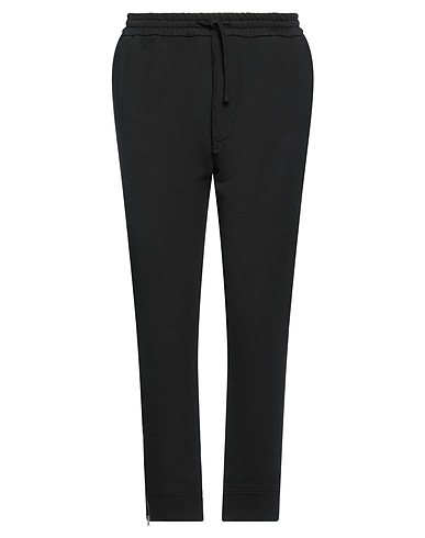 PAOLO PECORA Casual trouser Black 100% Cotton