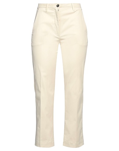 NINE IN THE MORNING Casual trouser Beige 96% Cotton, 4% Elastane