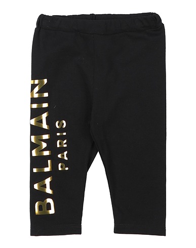 BALMAIN レギンス ブラック コットン 100%