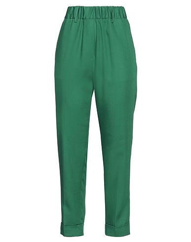 NINE IN THE MORNING Casual pants Emerald green 100% Lyocell