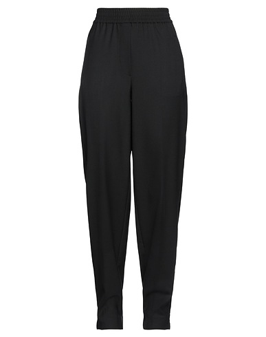 REMAIN BIRGER CHRISTENSEN Casual trouser Black 42% Polyester, 41% Wool, 14% Viscose, 3% Elastane