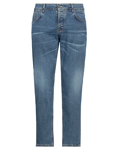 POETICA Denim pants Blue 98% Cotton, 2% Elastane