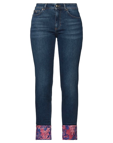 VERSACE JEANS COUTURE Denim trousers Blue 98% Cotton, 2% Elastane