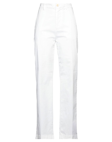 REPLAY Casual trouser White 97% Cotton, 3% Elastane