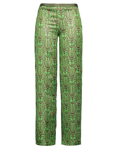SIYU Pantalon Vert 40% Laine, 19% Lurex®, 16% Soie, 13% Nylon, 12% Coton