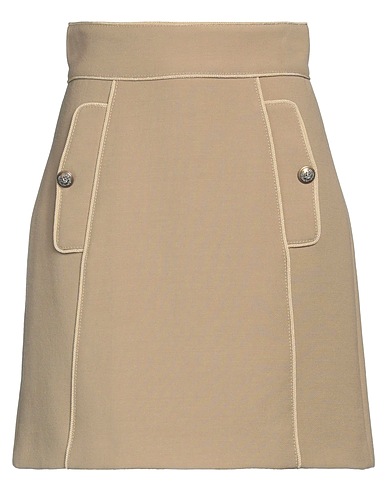 DOLCE&GABBANA Mini skirt Khaki 95% Virgin Wool, 5% Polyamide