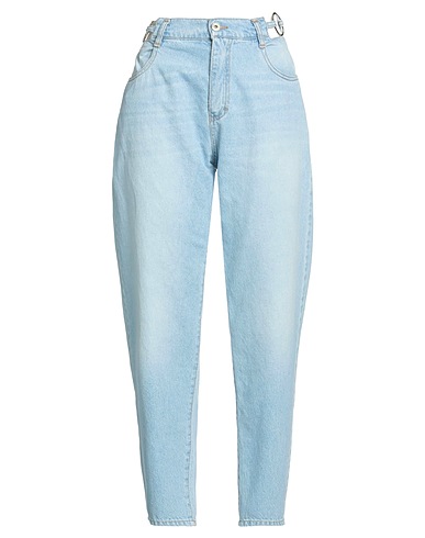 PLEASE Denim trousers Blue 100% Cotton