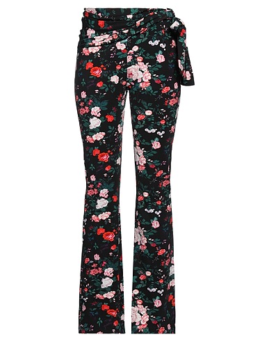 RABANNE Casual pants Black 95% Viscose, 5% Elastane