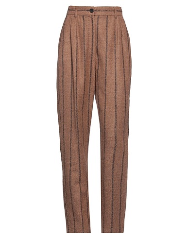 DOLCE&GABBANA Casual pants Brown 58% Alpaca wool, 27% Wool, 15% Polyamide