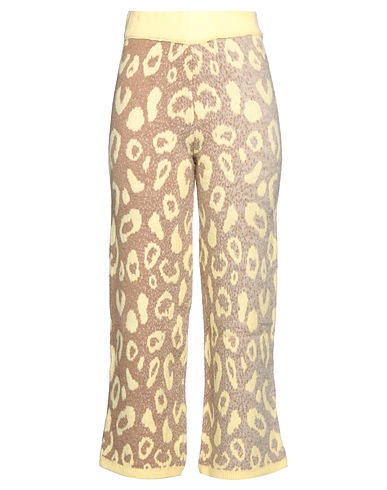 DIMORA Casual trouser Yellow 60% Acrylic, 14% Polyamide, 10% Polyester, 8% Viscose, 8% Wool