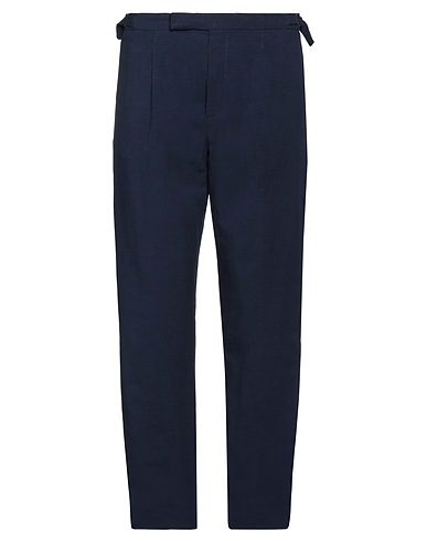 LIU •JO MAN Casual trouser Midnight blue 62% Viscose, 38% Linen
